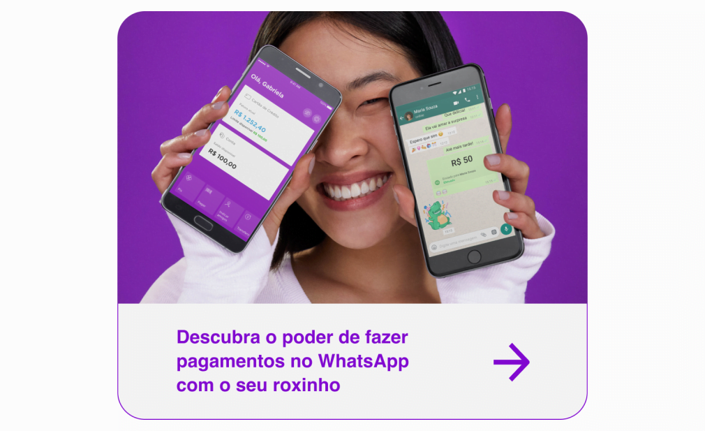 Agora seu WhatsApp vai ter Nubank